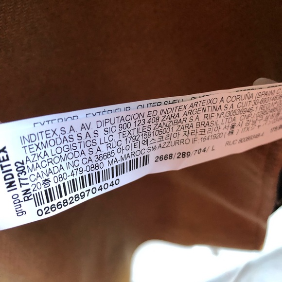 Zara Wool Blend Jacket - Picture 7 of 13